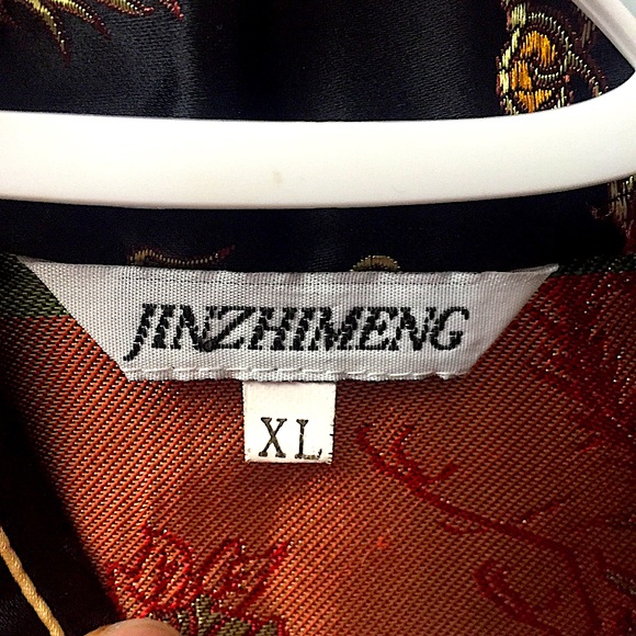 Traditional Dragon + Floral Chinese Kimono - Picture 6 of 11